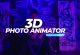 AE预设-三维图片视频放大缩小视差动画预设3D Photo Animator