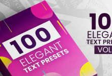 AE预设-100种优雅文字标题进入退出动画 第2季 Elegant Text Presets